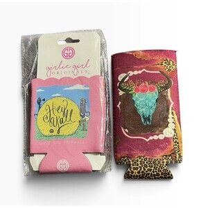 Girlie Girl Original Hey y’all Koozie 1 NEW 1 used